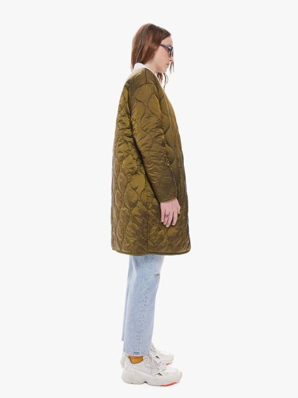 MOTHER Cocoon Jacket in Yes I Herd You